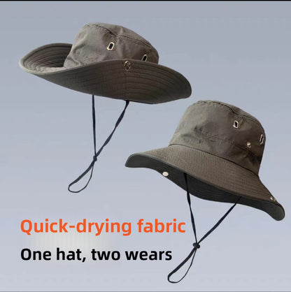 Childrens Wide Brim Sun Hat