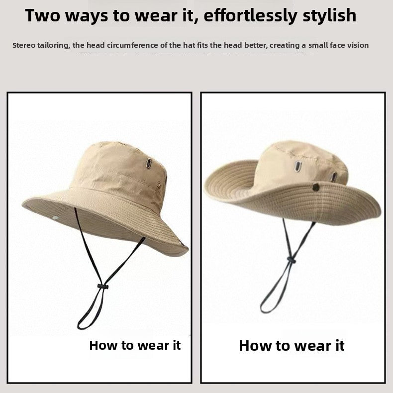 Childrens Wide Brim Sun Hat