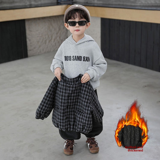 Childrens Winter Plaid 3-Piece Outfit