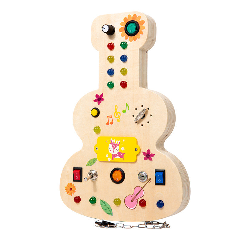 Childrens Wooden Sensory Busy Board