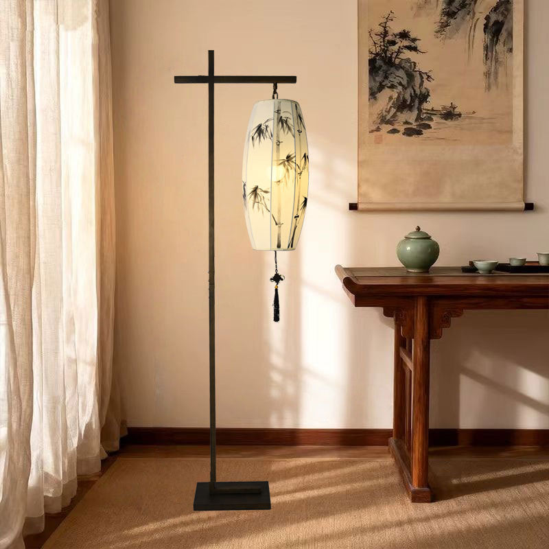 Chinese Retro Floor Lamp LED Standing Light