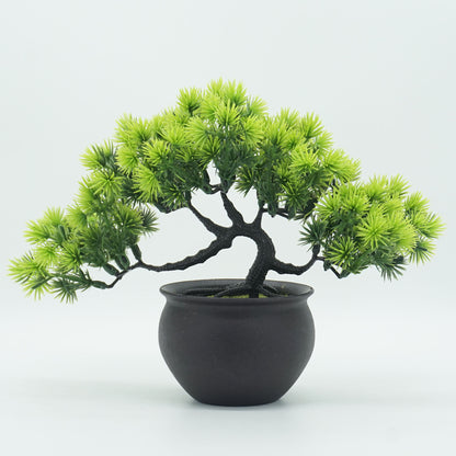 Chinese Style Artificial Pine Potted Plant Home Decoration