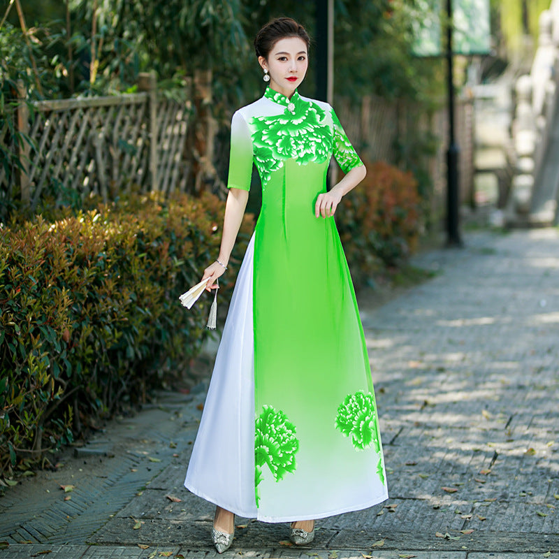 Chinese-style cheongsam