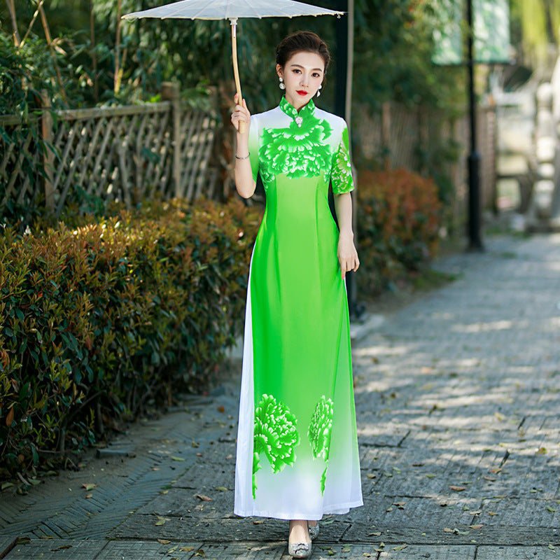 Chinese-style cheongsam