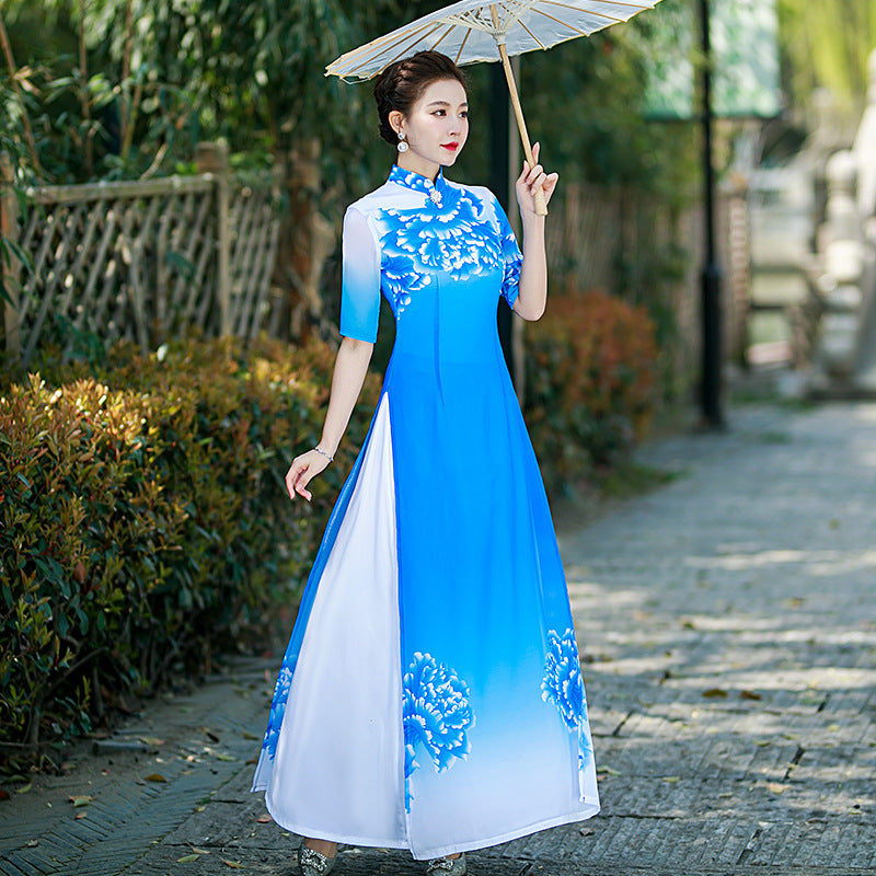 Chinese-style cheongsam