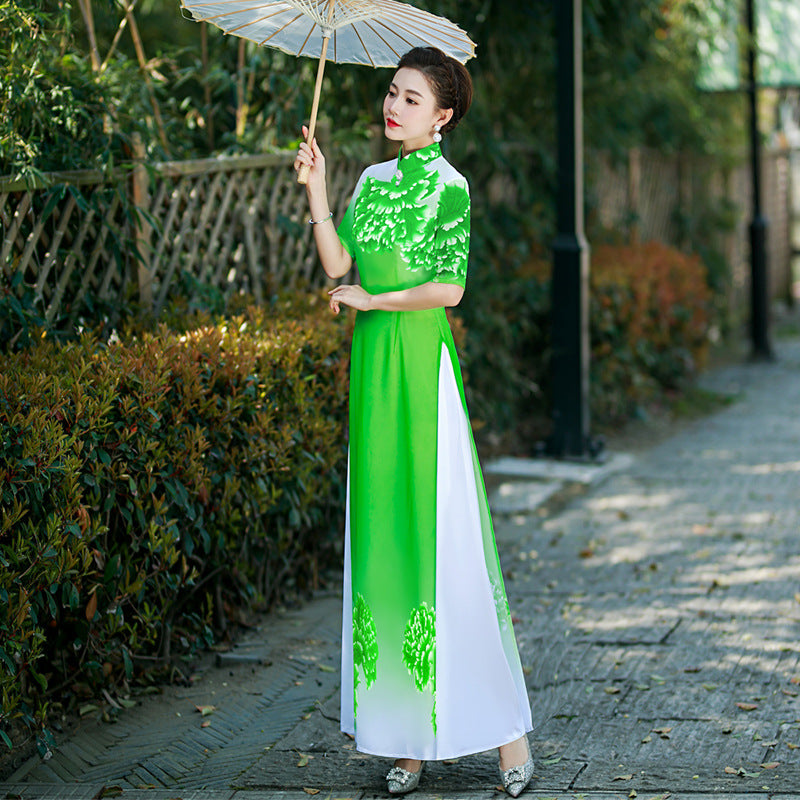 Chinese-style cheongsam