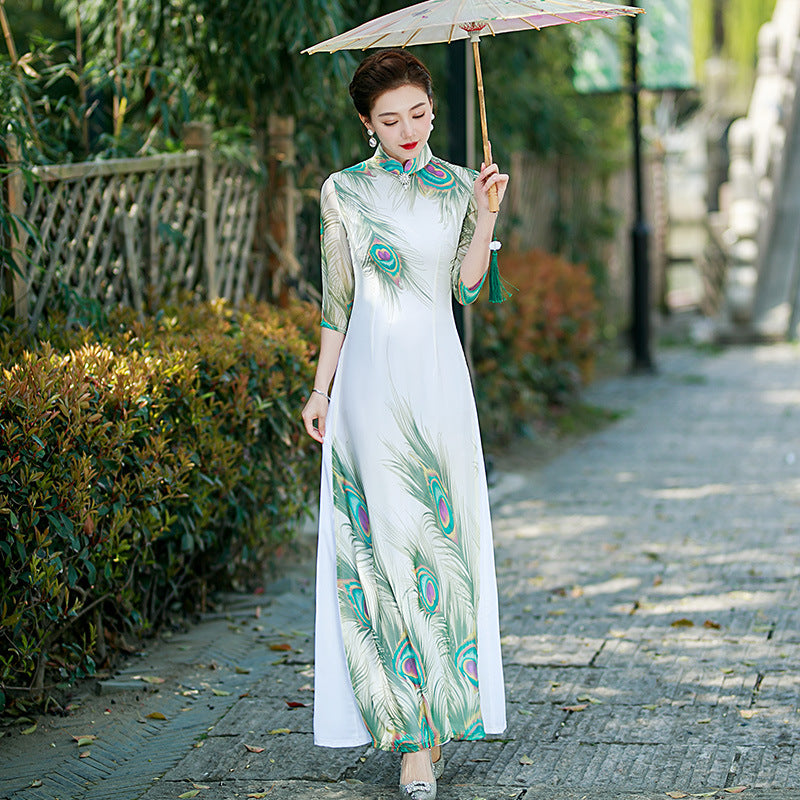Chinese-style cheongsam