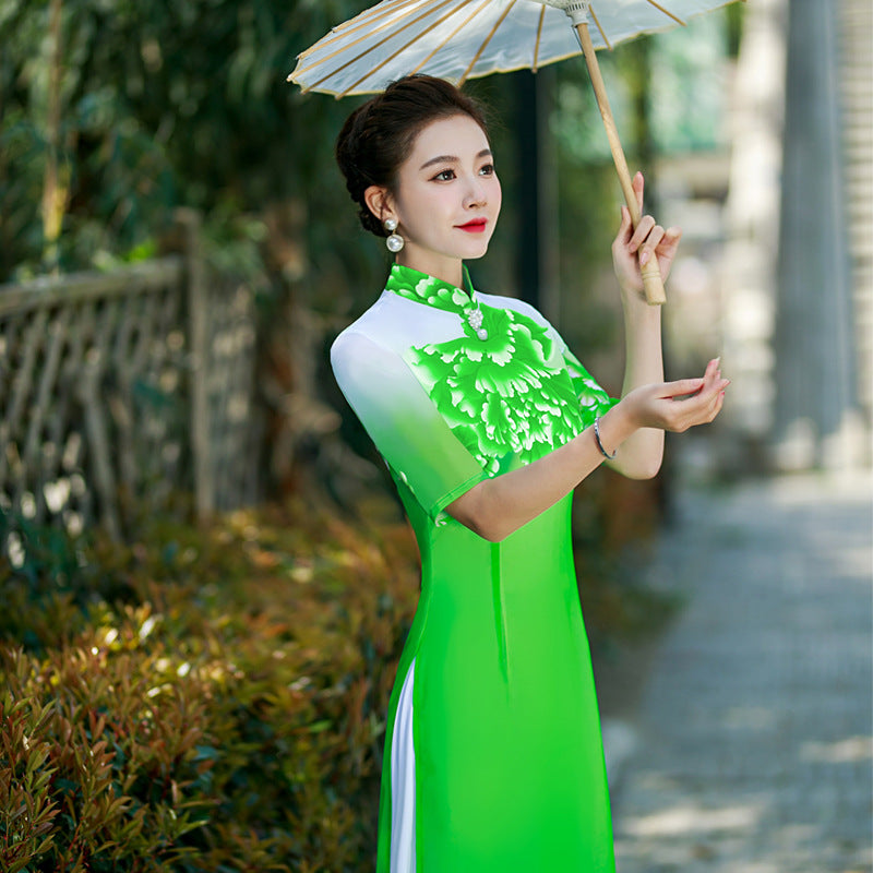 Chinese-style cheongsam