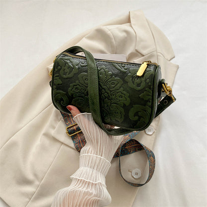 Chinese Style Embossed Crossbody Women Bag
