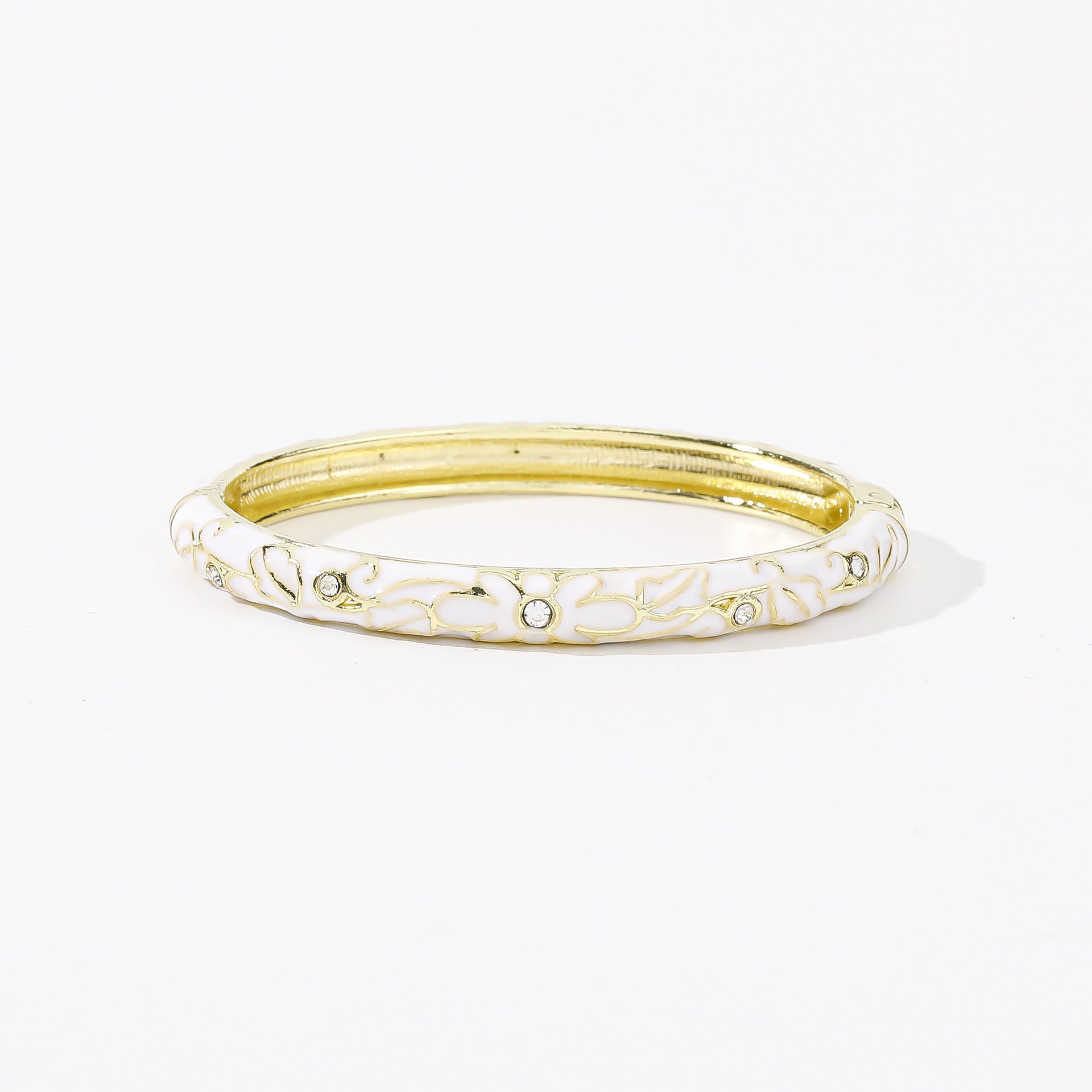 Chinese Style Enamel Oil-Drip Bracelet
