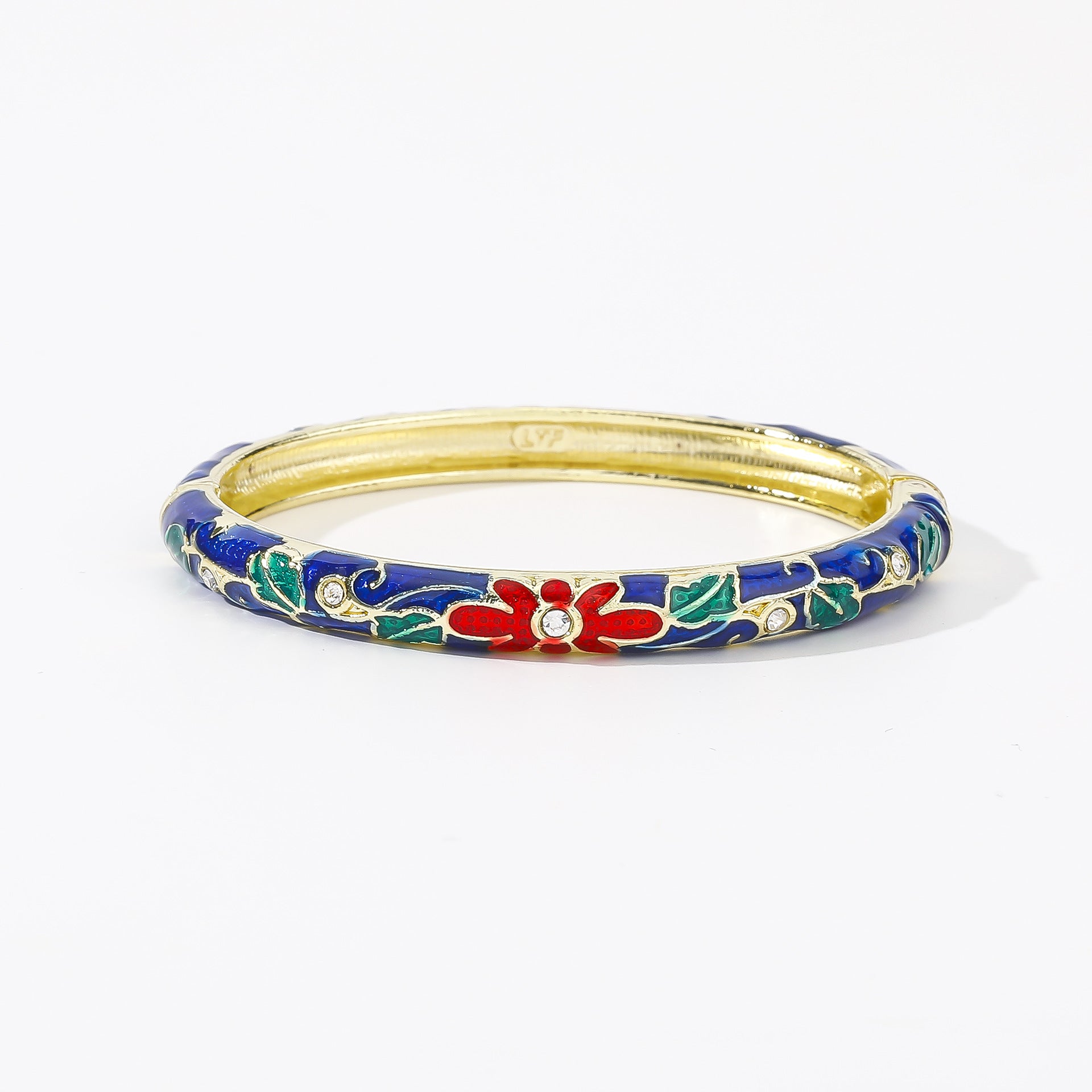 Chinese Style Enamel Oil-Drip Bracelet