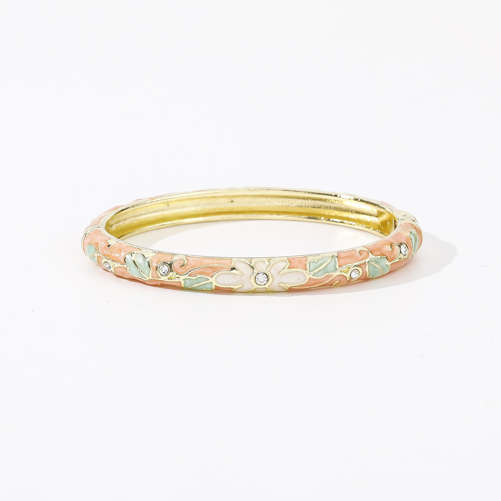 Chinese Style Enamel Oil-Drip Bracelet