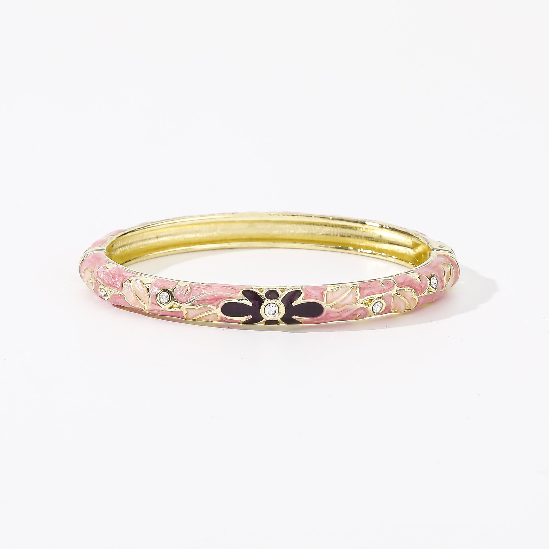 Chinese Style Enamel Oil-Drip Bracelet