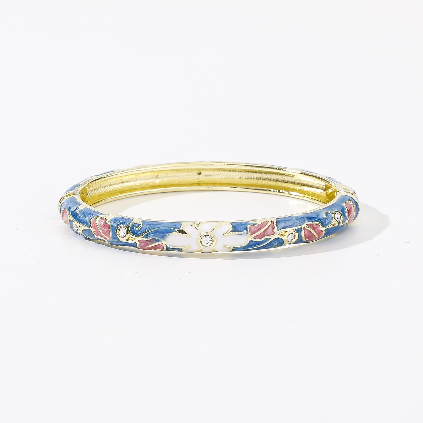 Chinese Style Enamel Oil-Drip Bracelet