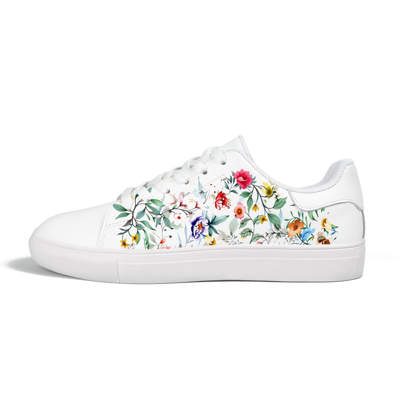 Chinese Style Floral Print Casual Sneakers