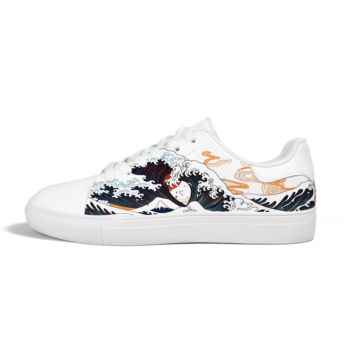 Chinese Style Floral Print Casual Sneakers