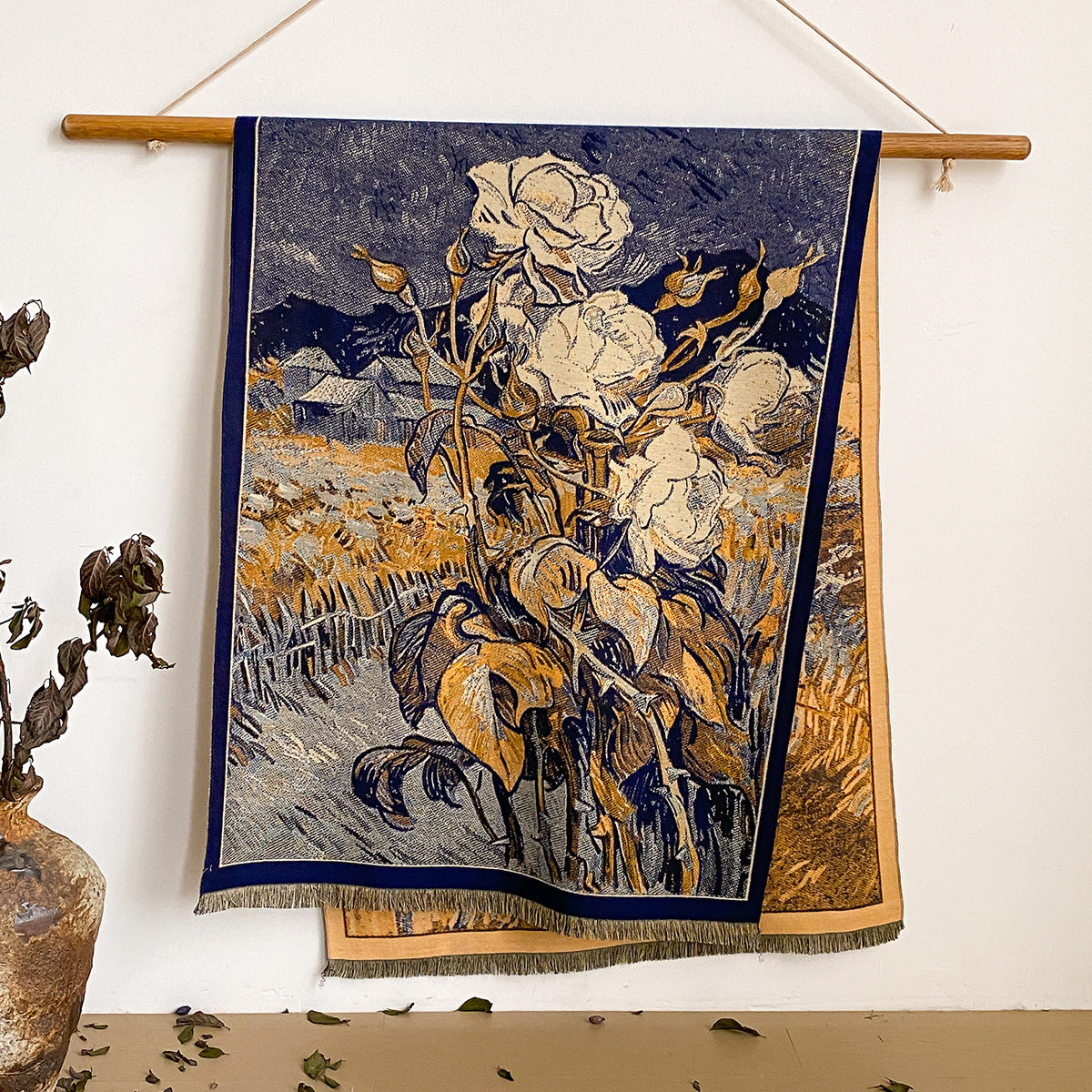 Chinese Style Jacquard Scarf Shawl