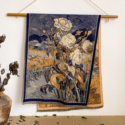 Chinese Style Jacquard Scarf Shawl