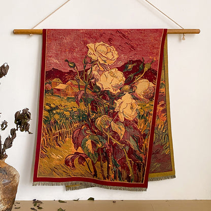 Chinese Style Jacquard Scarf Shawl