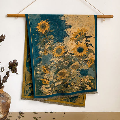 Chinese Style Jacquard Scarf Shawl