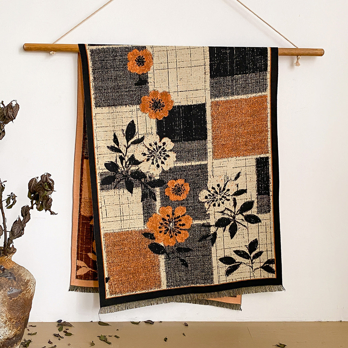 Chinese Style Jacquard Scarf Shawl