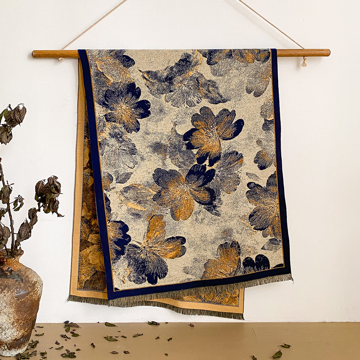 Chinese Style Jacquard Scarf Shawl