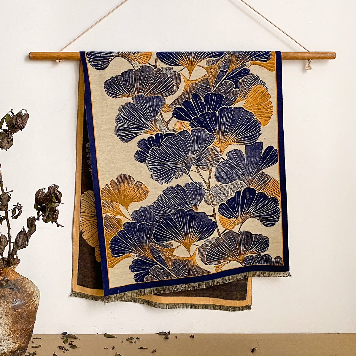 Chinese Style Jacquard Scarf Shawl