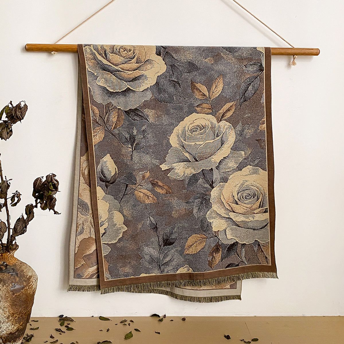 Chinese Style Jacquard Scarf Shawl