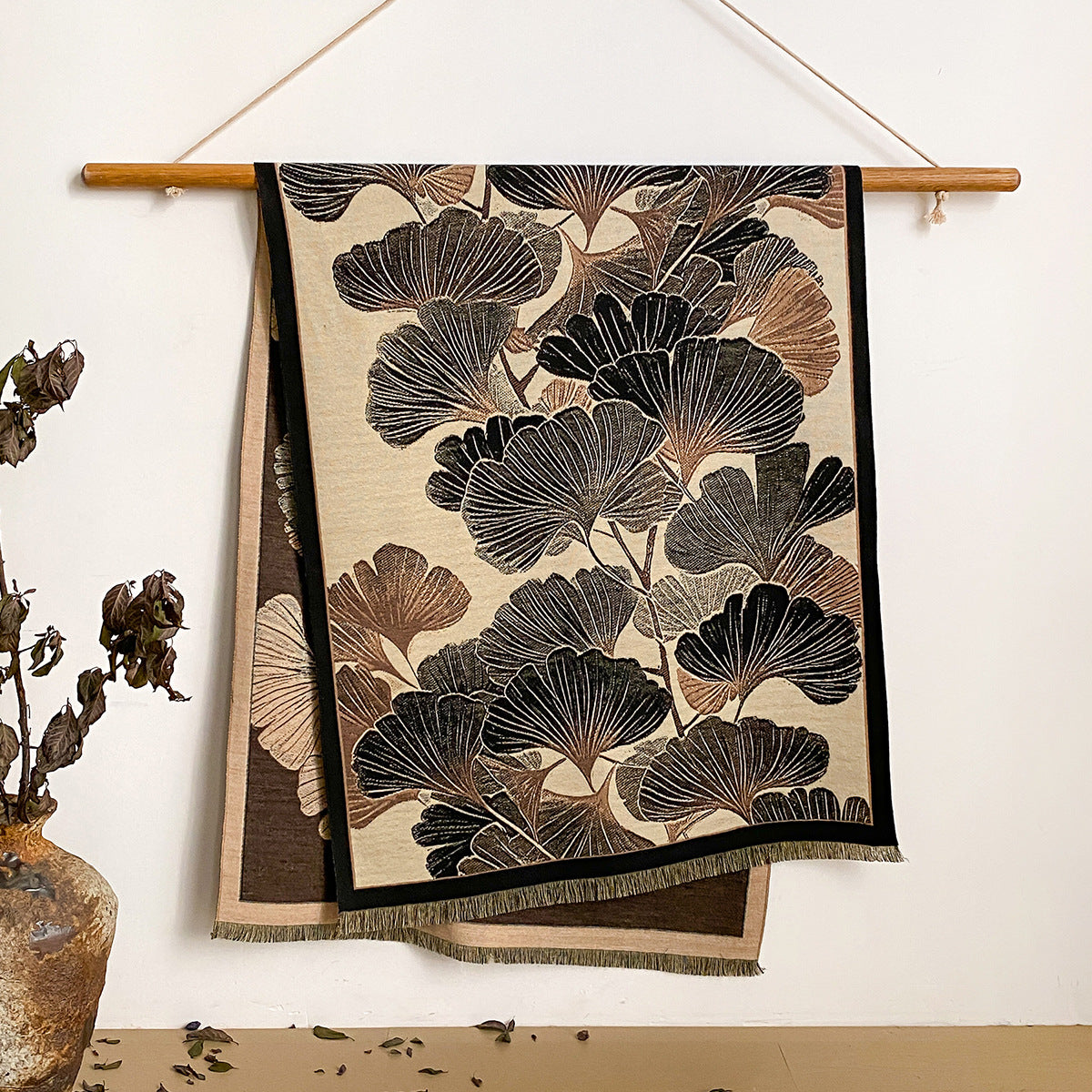 Chinese Style Jacquard Scarf Shawl