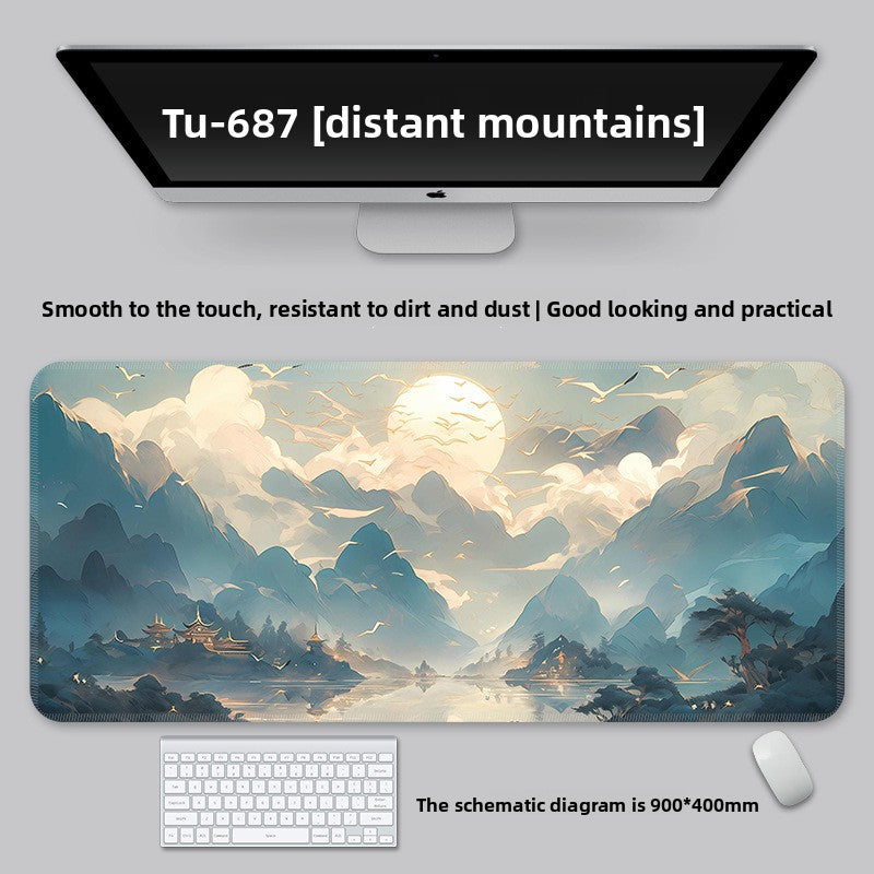 Chinese Style Landscape Mouse Pad