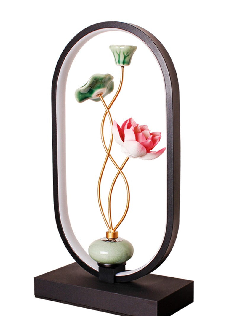 Chinese Style LED Table Lamp with Remote Control