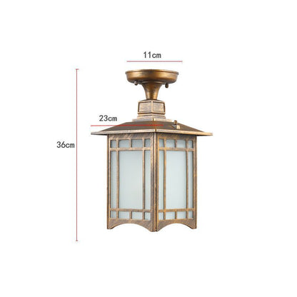 Chinese Style Outdoor Garden Pendant Light