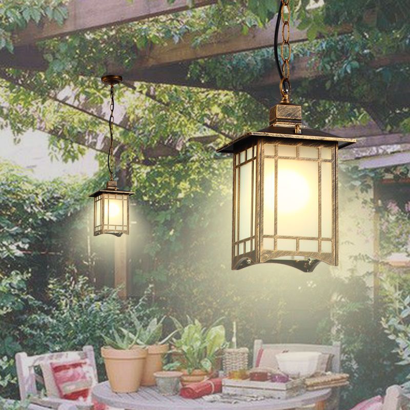 Chinese Style Outdoor Garden Pendant Light