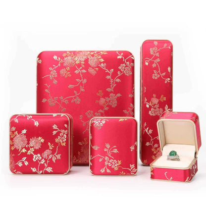 Chinese Style Silk Jewelry Gift Box
