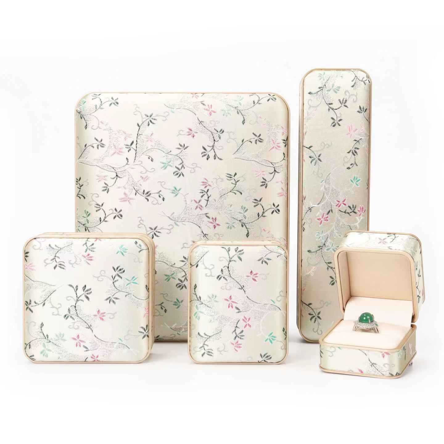 Chinese Style Silk Jewelry Gift Box