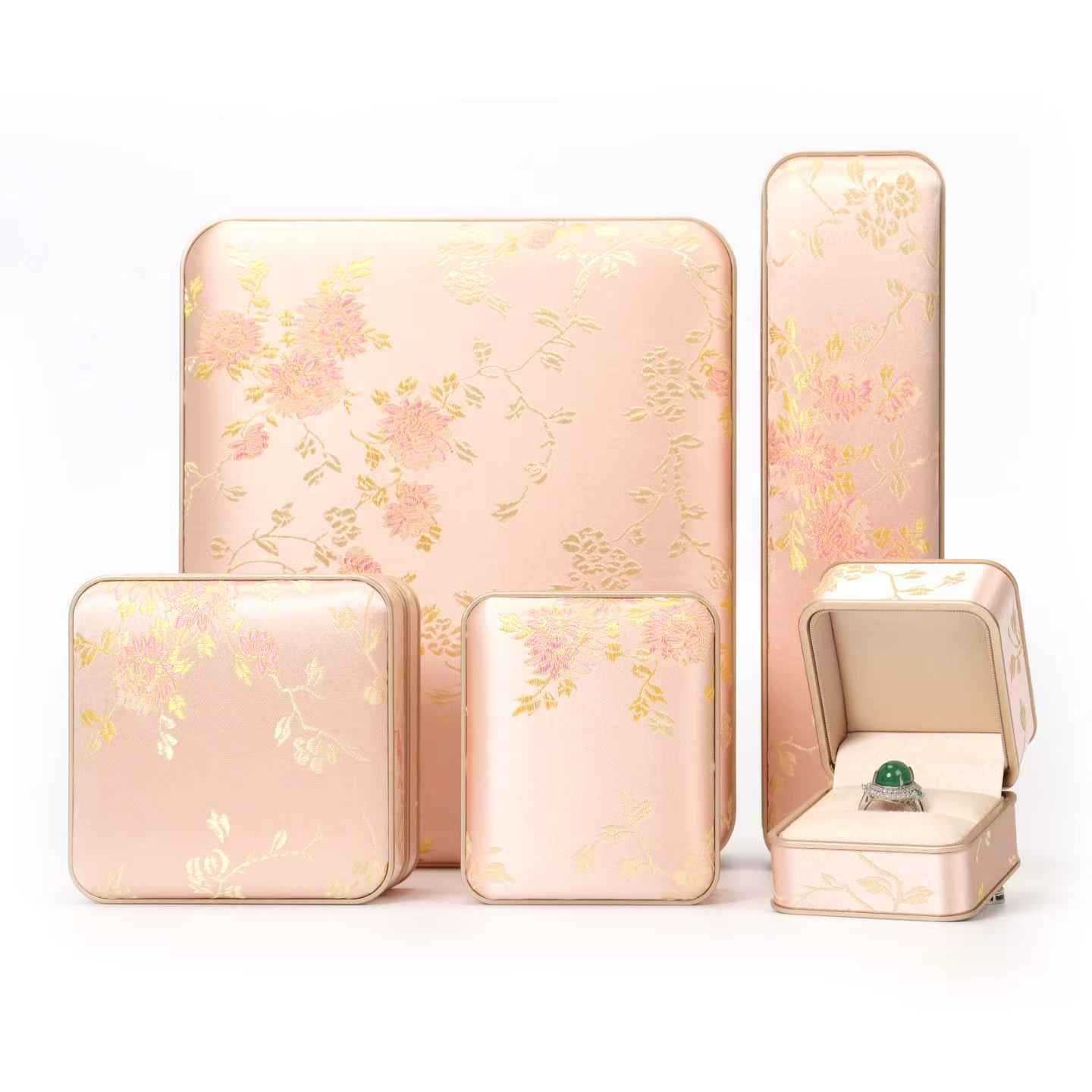 Chinese Style Silk Jewelry Gift Box