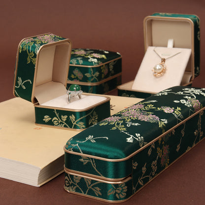 Chinese Style Silk Jewelry Gift Box