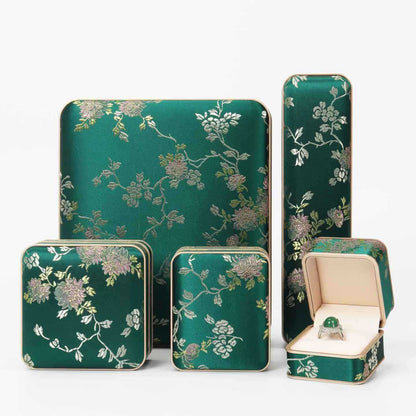 Chinese Style Silk Jewelry Gift Box