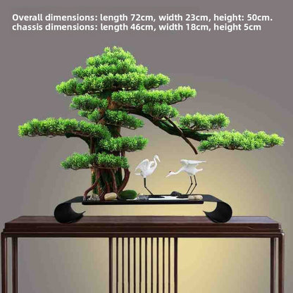 Chinese-style Simulation Pine Tree Bonsai Decor