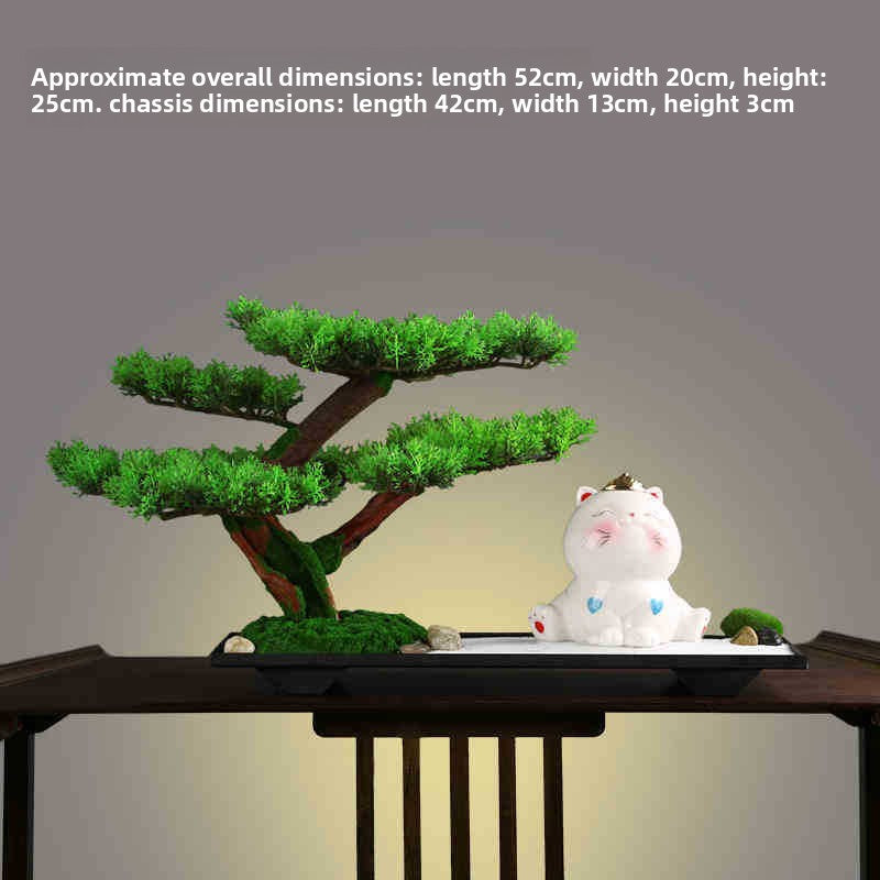 Chinese-style Simulation Pine Tree Bonsai Decor