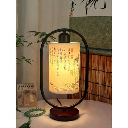 Chinese Style Touch Control Bedside Table Lamp