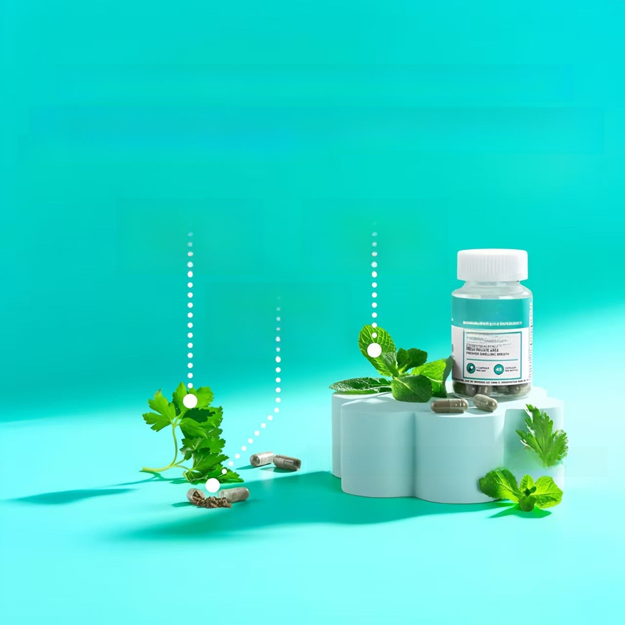 Chlorophyll dietary fiber