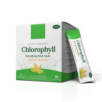 Chlorophyll powder packets