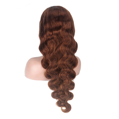 Chocolate Brown Body Wave Lace Front Wig