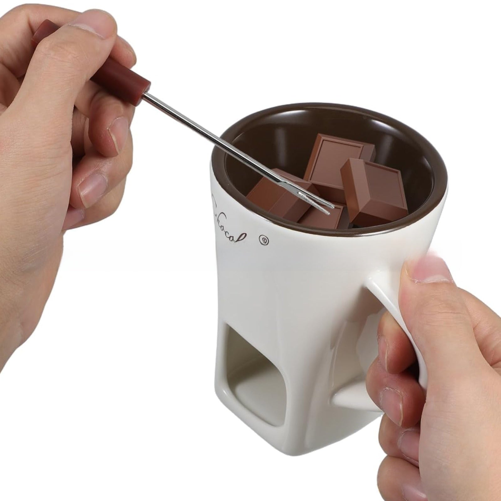 Chocolate Melting Pot with Candle Heater