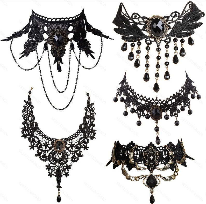 Choker Necklace Set
