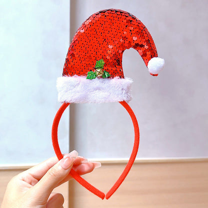 Christmas antler hairpin