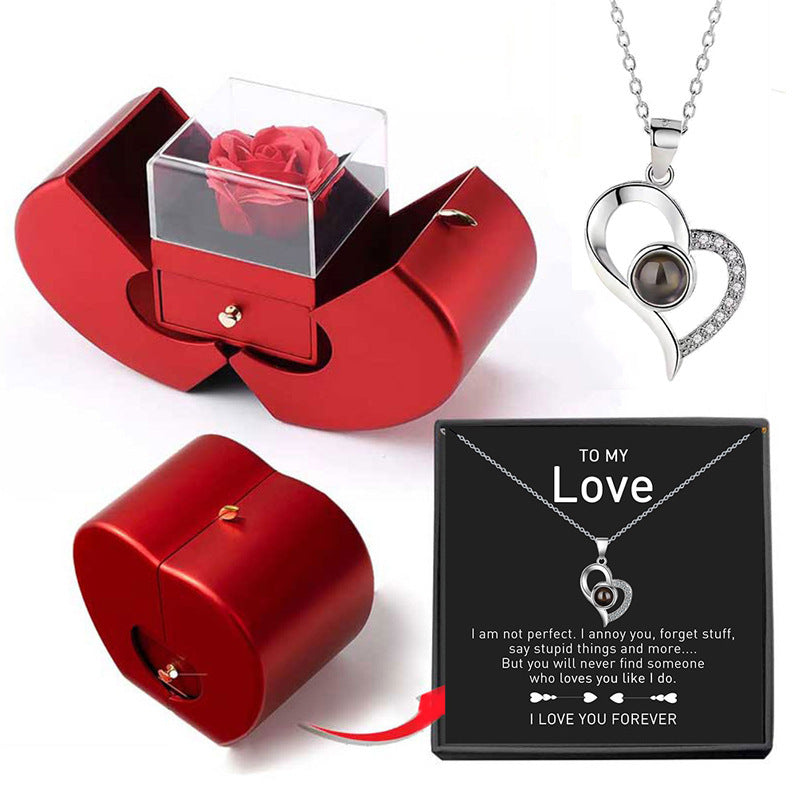 Christmas apple jewelry box