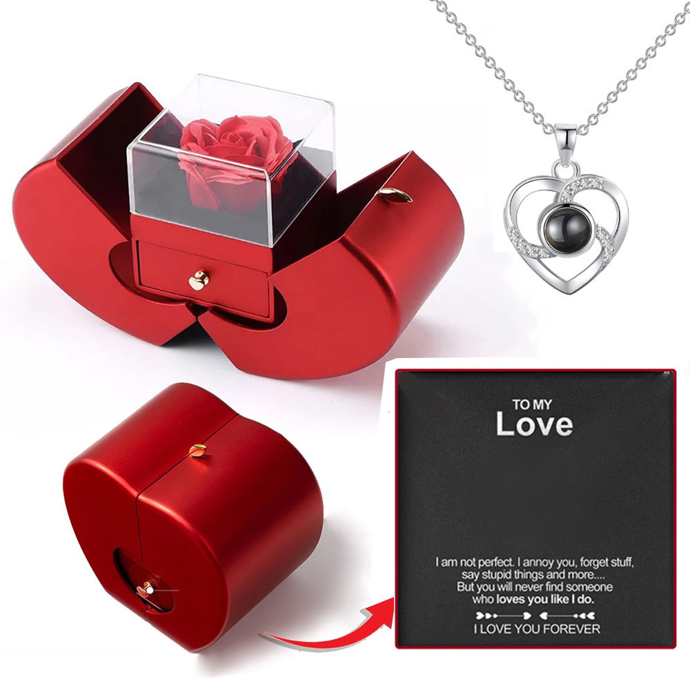 Christmas apple jewelry box