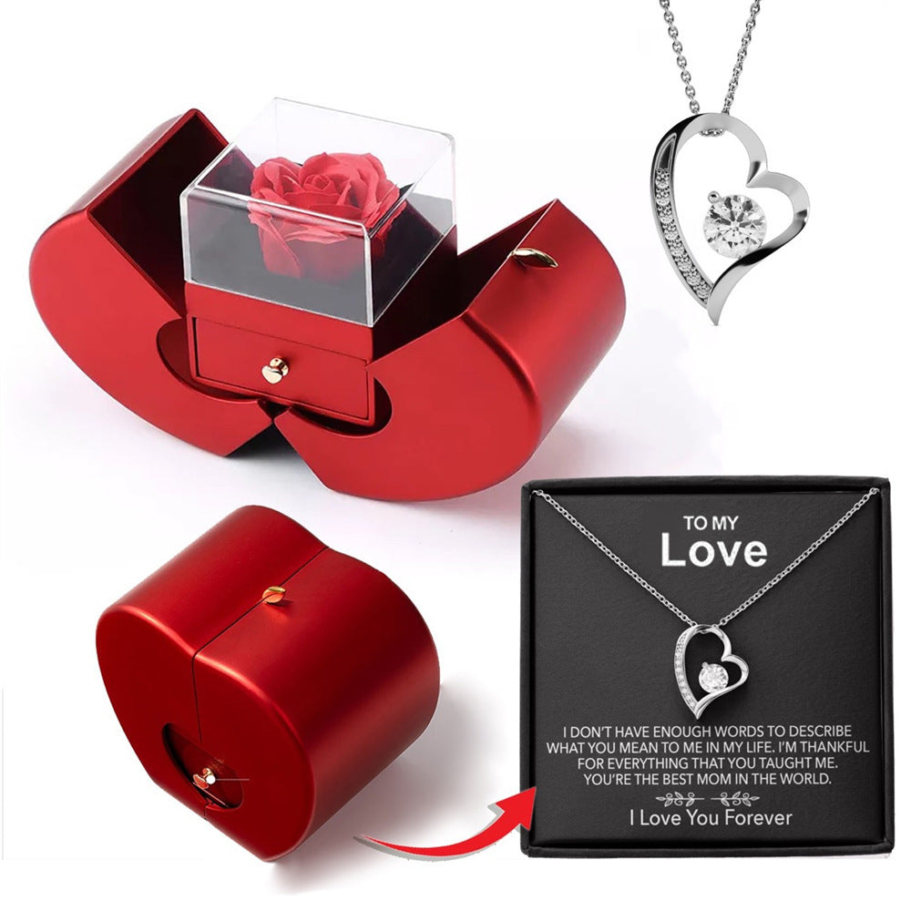 Christmas apple jewelry box